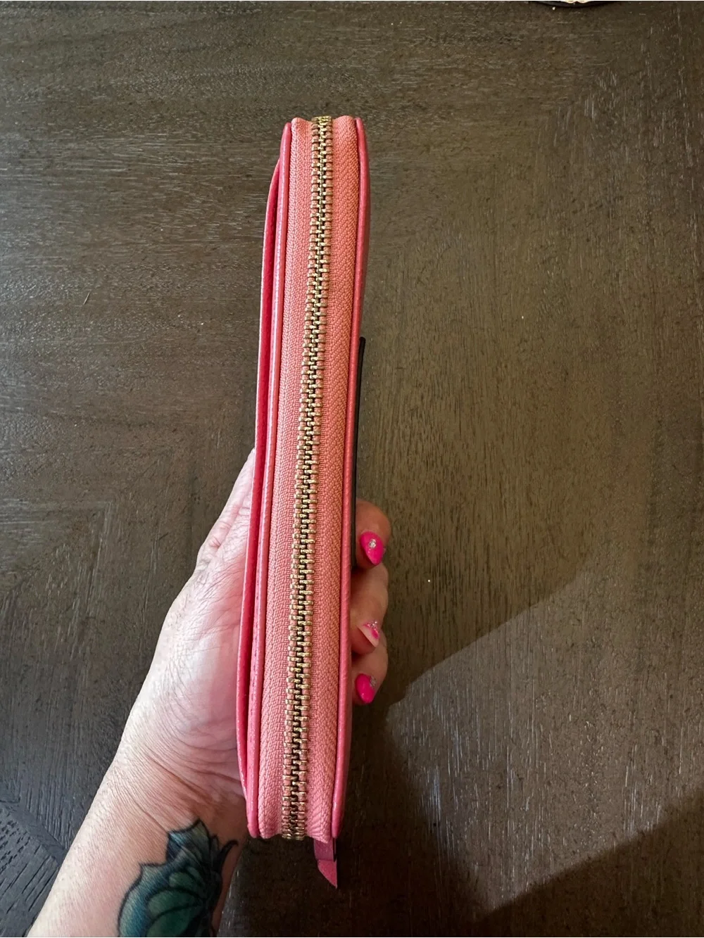 COACH Poppy Continental wallet- LOOK AT ALL PICS